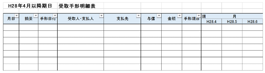 手形管理